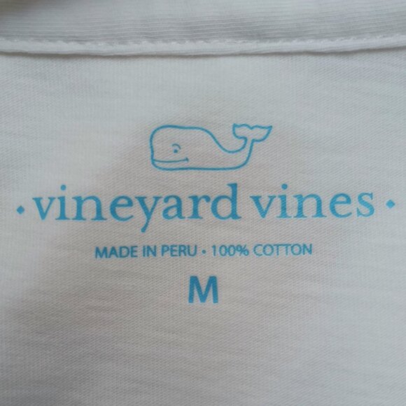 Vineyard Vines Christmas Women's MEDIUM Long Sleeve Hooded Shirt - Picture 8 of 8